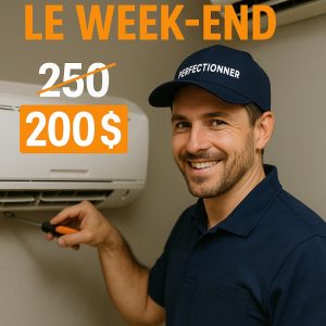 Climatisation à domicile – Service rapide le week-end!